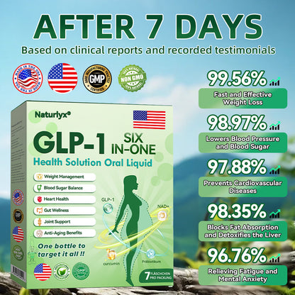 🔥Proudly Made for the USA🔥 | Naturlyx® GLP-1 Oral Solution  ✨Backed by Science | 6-in-1 Formula | Visible Results in 7 Days🎁