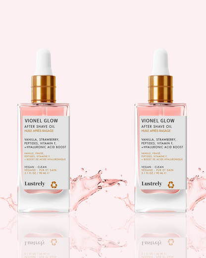 Soft Serve After Shave Oil – Soothes Razor Burn, Prevents Ingrowns & Brightens Skin with Peptides & Hyaluronic Acid – For Smoother Legs, Underarms & Pubic Area – Strawberry Vanilla Scent