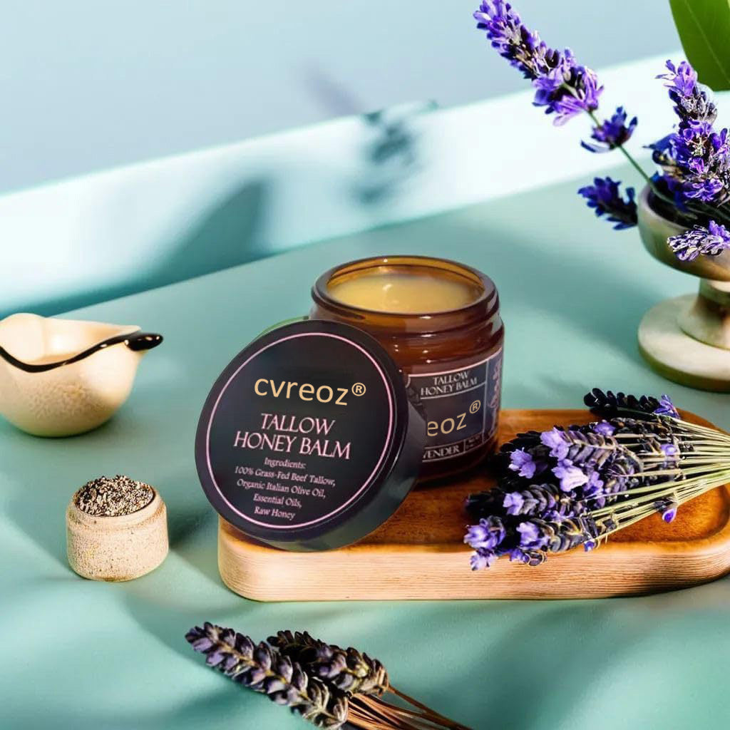 🔥📢 Organic Grass-Fed Beef Tallow Balm with Raw Honey -Last Day 50%OFF⏳