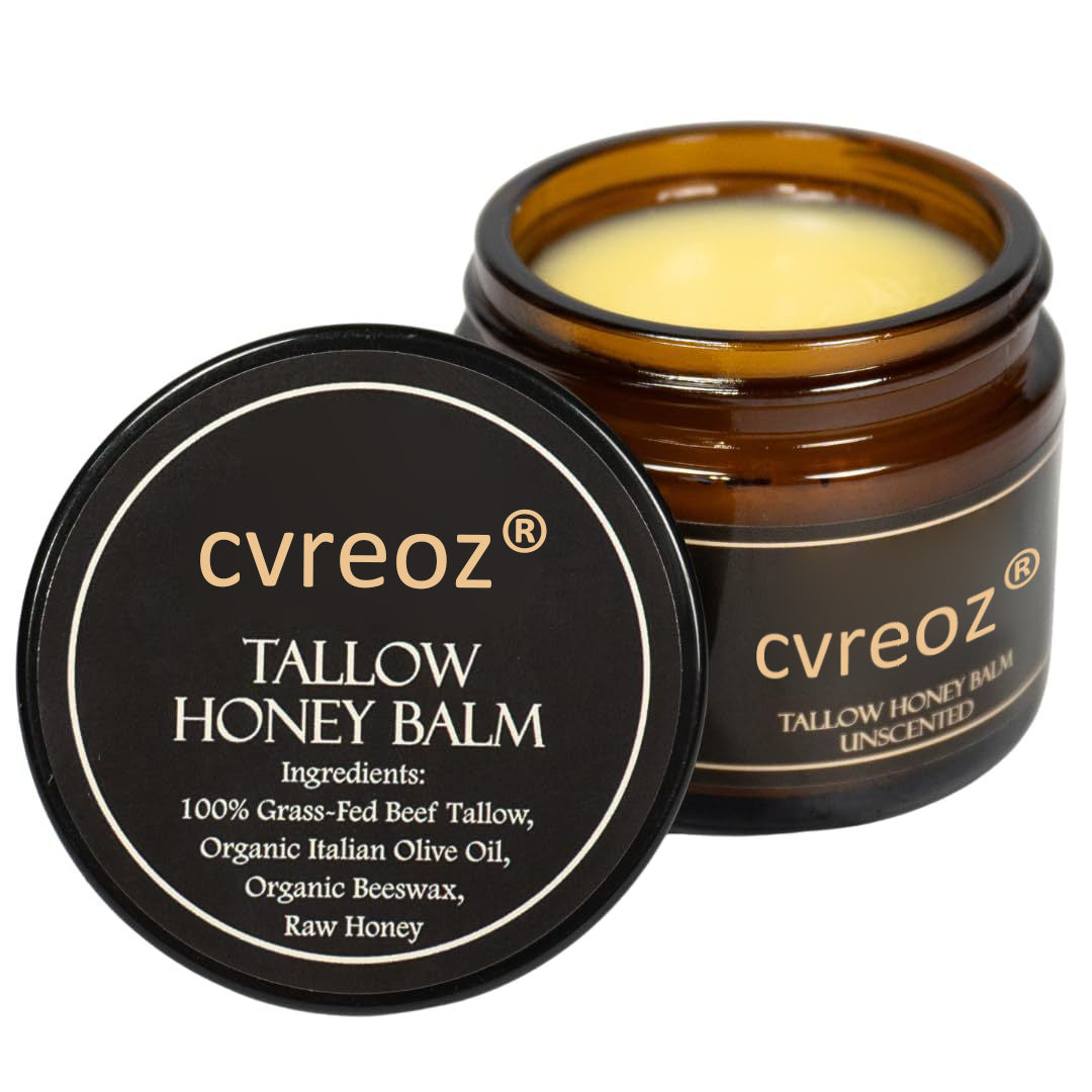 🔥📢 Organic Grass-Fed Beef Tallow Balm with Raw Honey -Last Day 50%OFF⏳