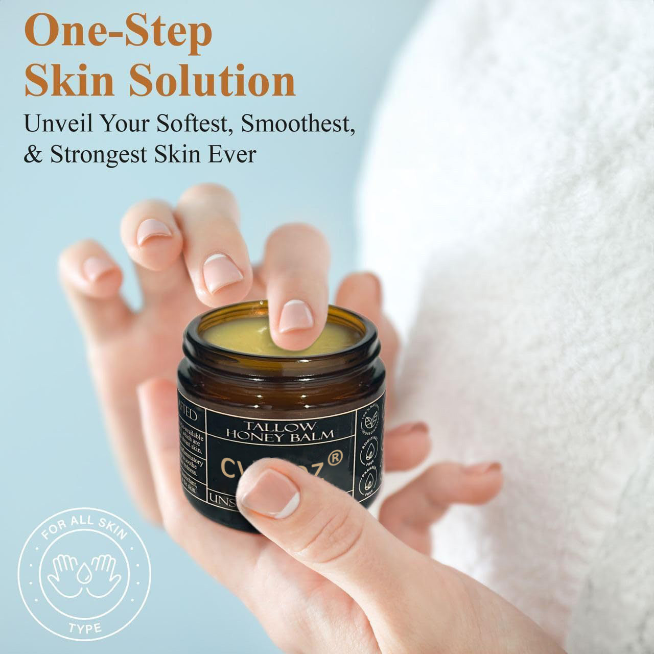 🔥📢 Organic Grass-Fed Beef Tallow Balm with Raw Honey -Last Day 50%OFF⏳