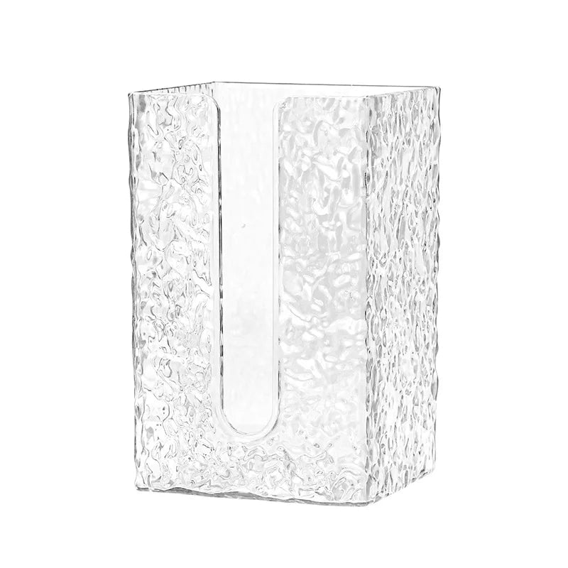 Glacier Wall-Mounted Tissue Holder - Anti-Fog Bath Storage