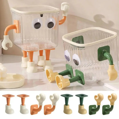 Modern Floor-Standing Toilet Paper Holder - Waterproof & Rustproof PP Material